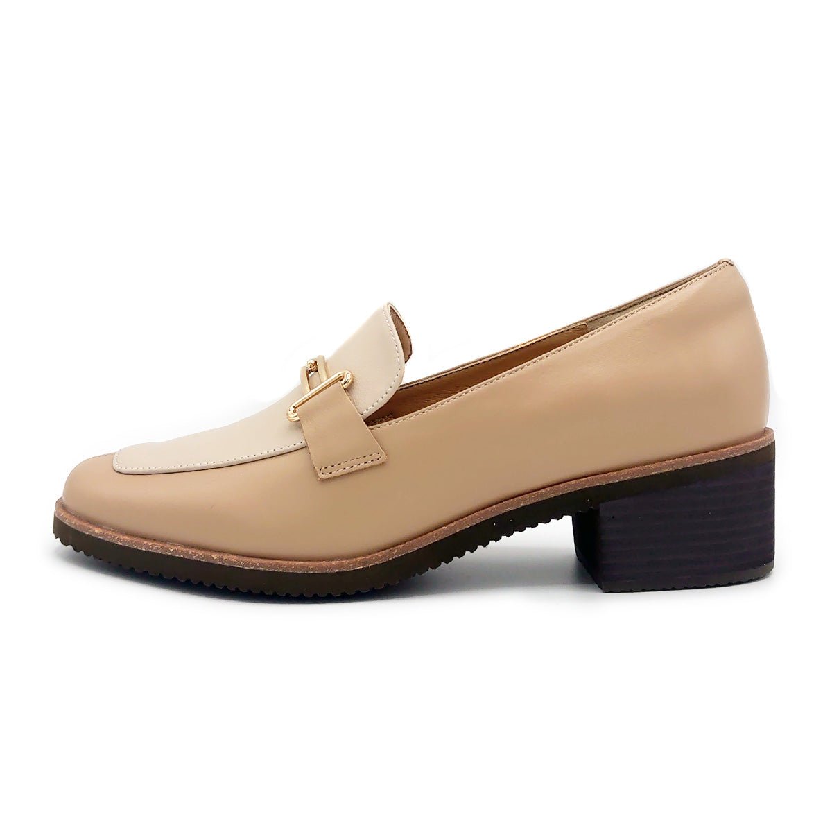 KISCO レディース 軽量 カジュアルシューズ チャンキーヒール ビット ローファー KS1531 靴 - KISCO(キスコ) - 202シューズモリ オンラインショップ