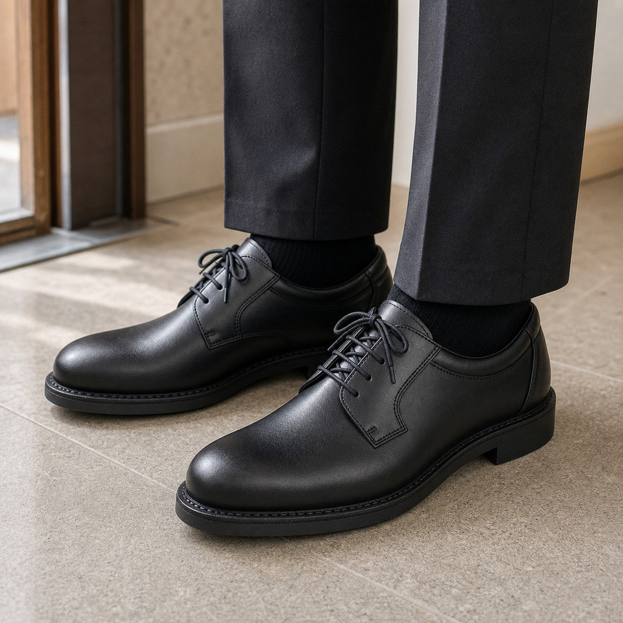 Hush Puppies メンズ プレーントゥ ビジネスシューズ M-880T