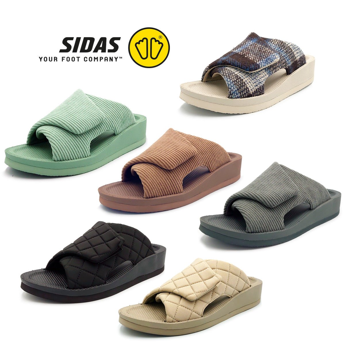 SIDAS 【 UTIPPA 】シダス ルームシューズ【ウチッパ】 SIDAS ユニセックス リカバリー ルームシューズ UTIPPA ウチッパ