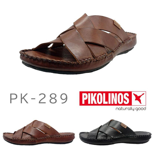 PIKOLINOS ピコリノス メンズ レザーサンダル PK-289 ブラック /ブラウン - PIKOLINOS(ピコリノス) - 202シューズモリ オンラインショップ