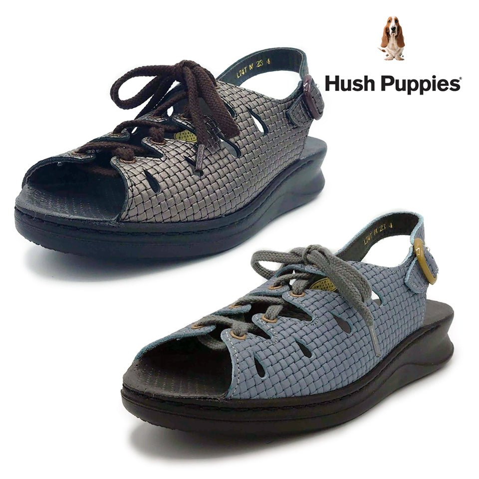 Hush Puppies レディース コンフォート サンダル L-74T 型押しレザー - Hush Puppies(ハッシュパピー) - 202シューズモリ オンラインショップ