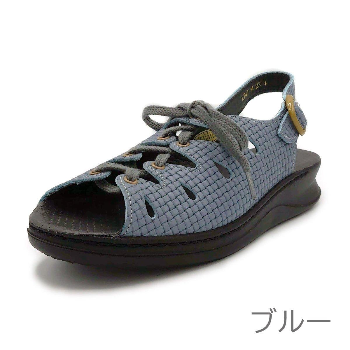 Hush Puppies レディース コンフォート サンダル L-74T 型押しレザー - Hush Puppies(ハッシュパピー) - 202シューズモリ オンラインショップ