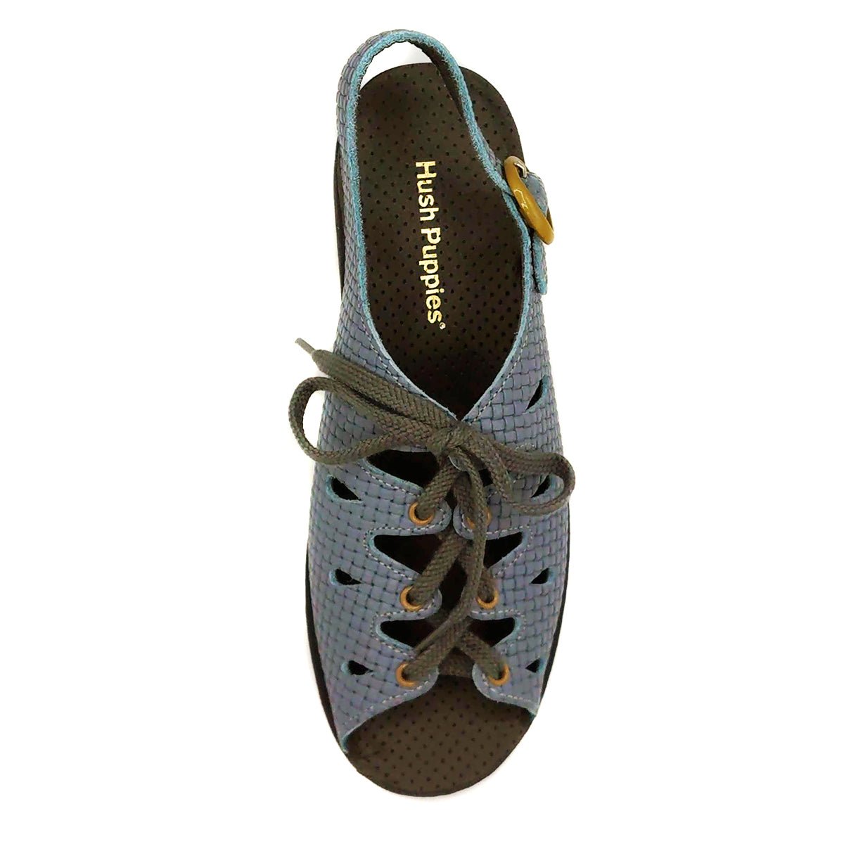 Hush Puppies レディース コンフォート サンダル L-74T 型押しレザー - Hush Puppies(ハッシュパピー) - 202シューズモリ オンラインショップ