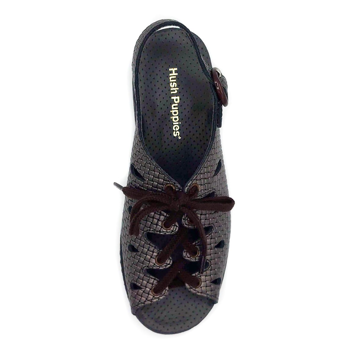 Hush Puppies レディース コンフォート サンダル L-74T 型押しレザー - Hush Puppies(ハッシュパピー) - 202シューズモリ オンラインショップ