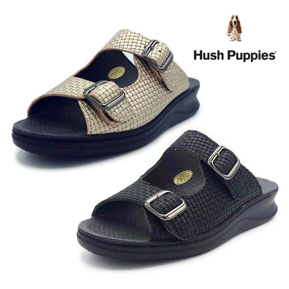 Hush Puppies レディース サンダル L-81T 型押しレザー - Hush Puppies(ハッシュパピー) - 202シューズモリ オンラインショップ