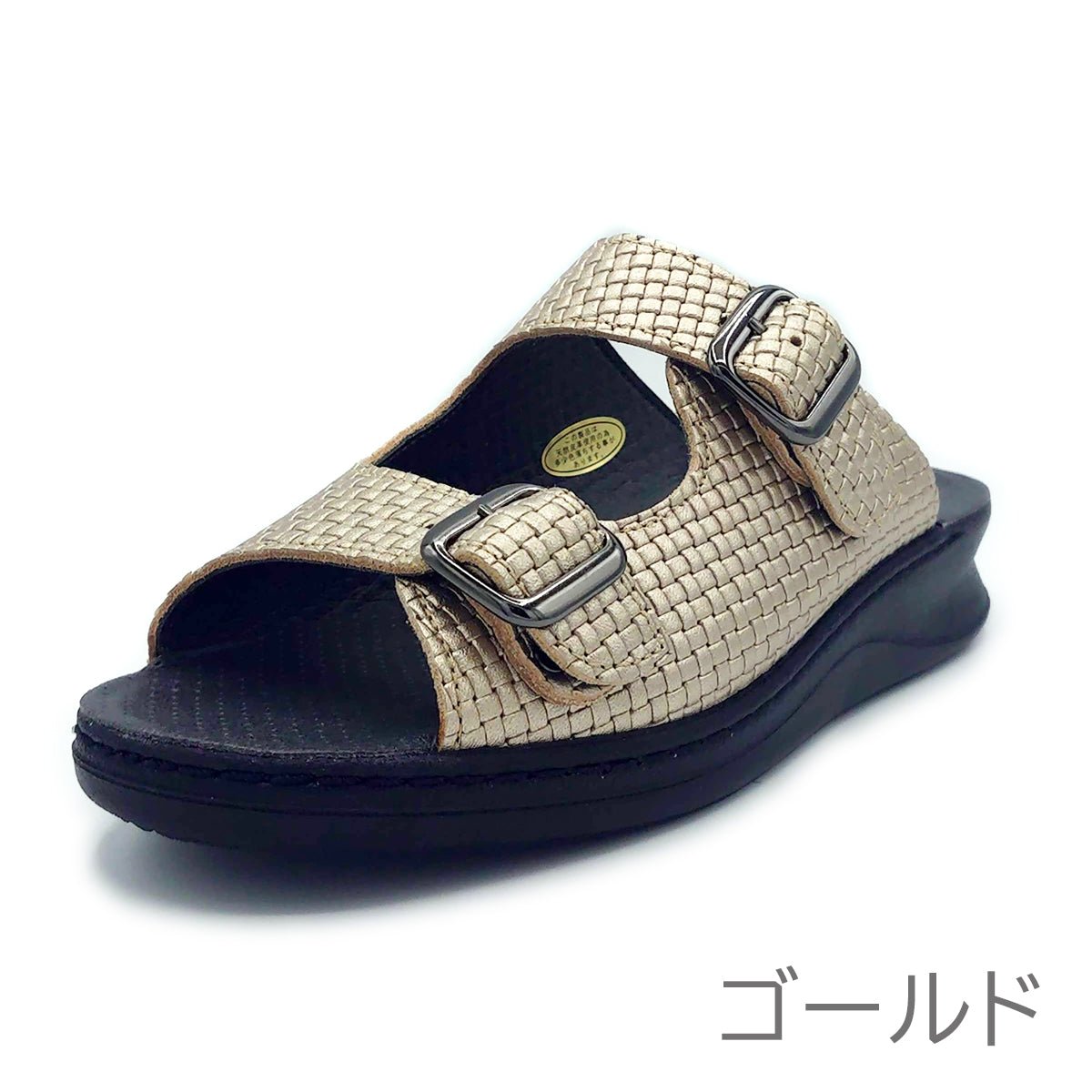 Hush Puppies レディース サンダル L-81T 型押しレザー - Hush Puppies(ハッシュパピー) - 202シューズモリ オンラインショップ