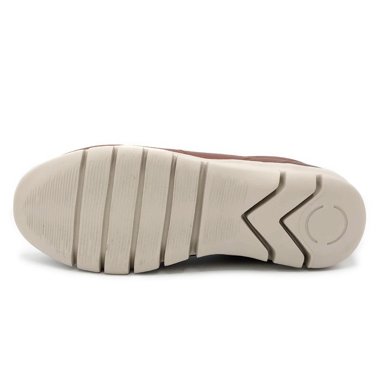 Hush Puppies メンズ レザースニーカー M-7105T ブラウン