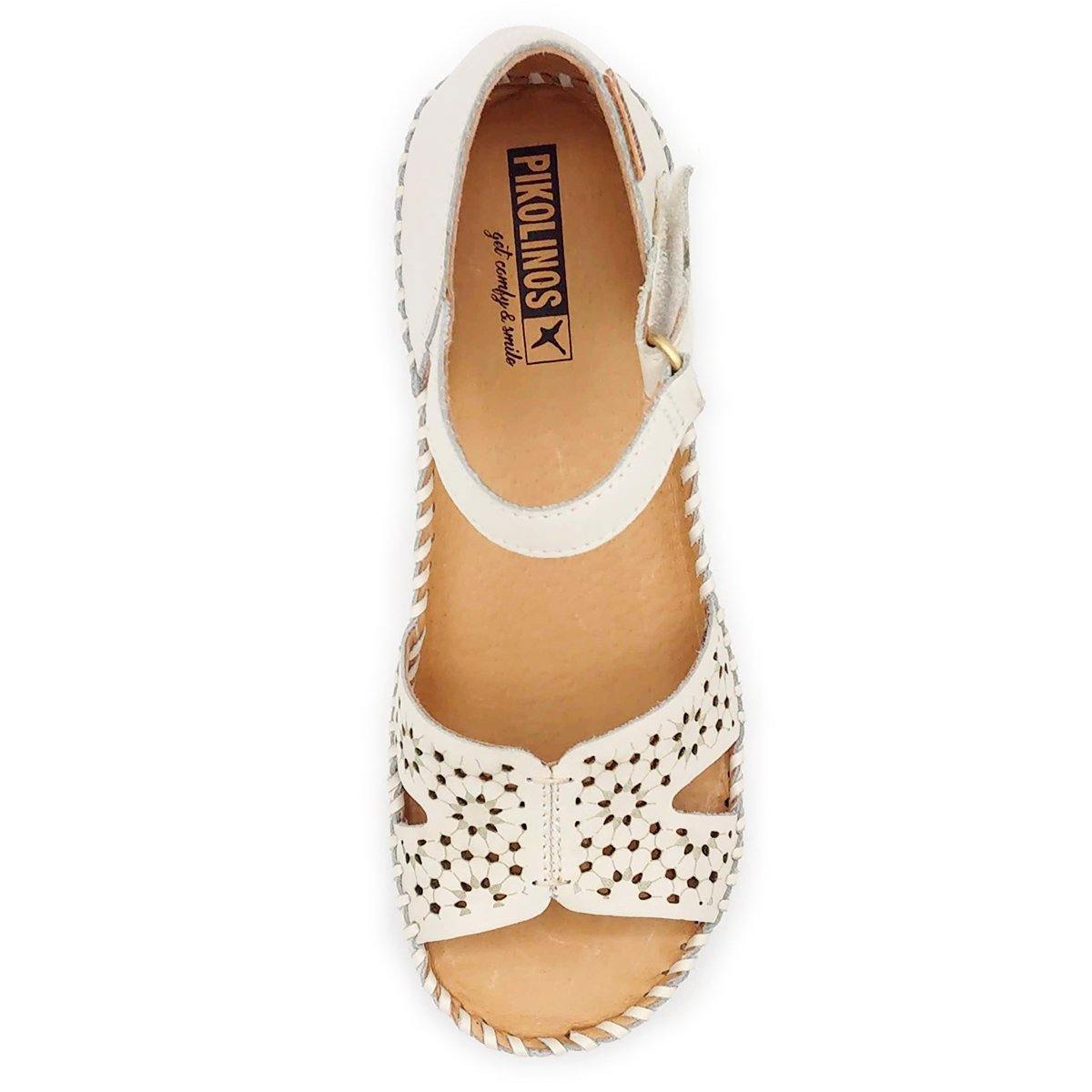 PIKOLINOS ピコリノス レディース サンダル MARGARITA 943 PK-882 PK-934 ホワイト / イエロー - PIKOLINOS(ピコリノス) - 202シューズモリ オンラインショップ