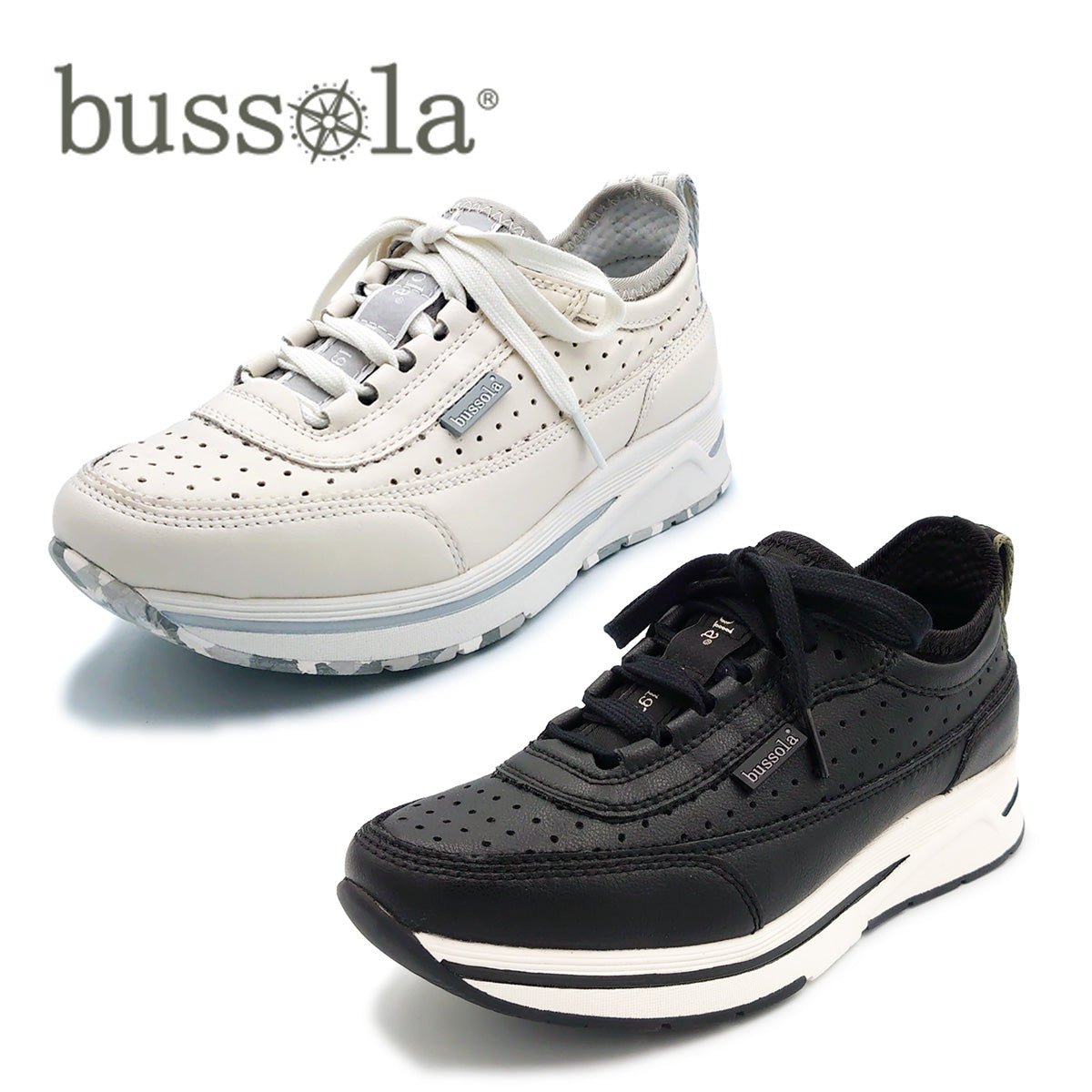 BUSSOLA ブソラ レディース レースアップ スニーカー 945805 – 202