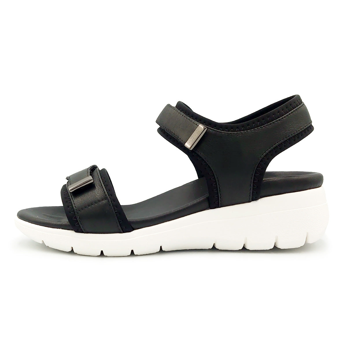 KISCO キスコ レディース スポーツ サンダル KS 25131 靴 | ks25131-blk-4.jpg
