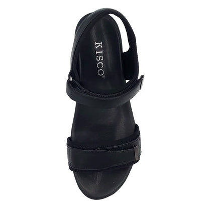 KISCO キスコ レディース スポーツ サンダル KS 25131 靴 | ks25131-blk-5.jpg