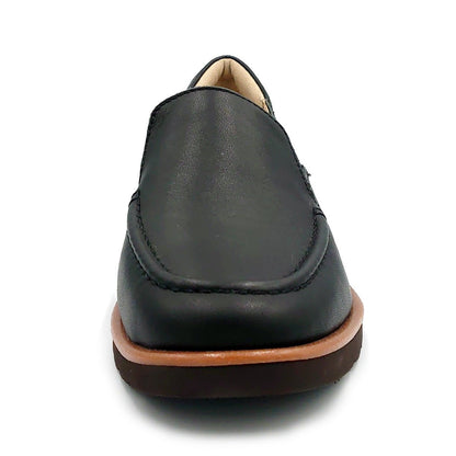 KISCO キスコ レディース 軽量 カジュアルシューズ スリップオン KS25134 靴 ブラック