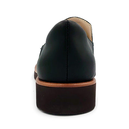 KISCO キスコ レディース 軽量 カジュアルシューズ スリップオン KS25134 靴 ブラック