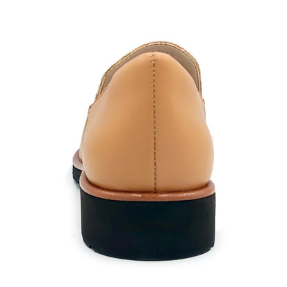 KISCO キスコ レディース 軽量 カジュアルシューズ スリップオン KS25134 靴 キャメル