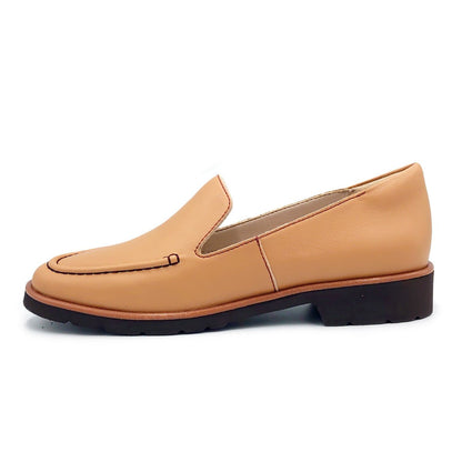 KISCO キスコ レディース 軽量 カジュアルシューズ スリップオン KS25134 靴 キャメル