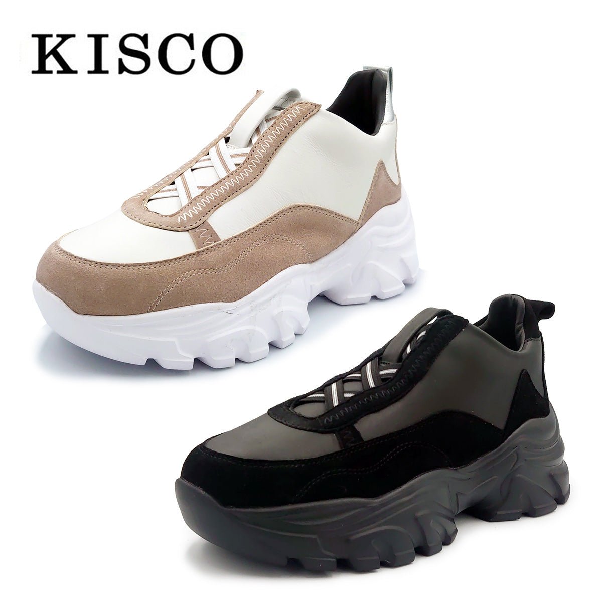 KISCO キスコ レディース 厚底 ハイカット スニーカー KS25206