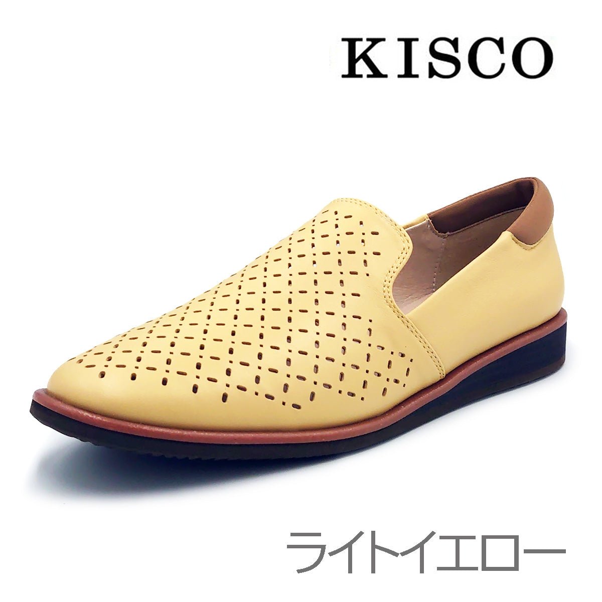 KISCO キスコ レディース 軽量 カジュアルシューズ スリップオン KS 26140 靴
