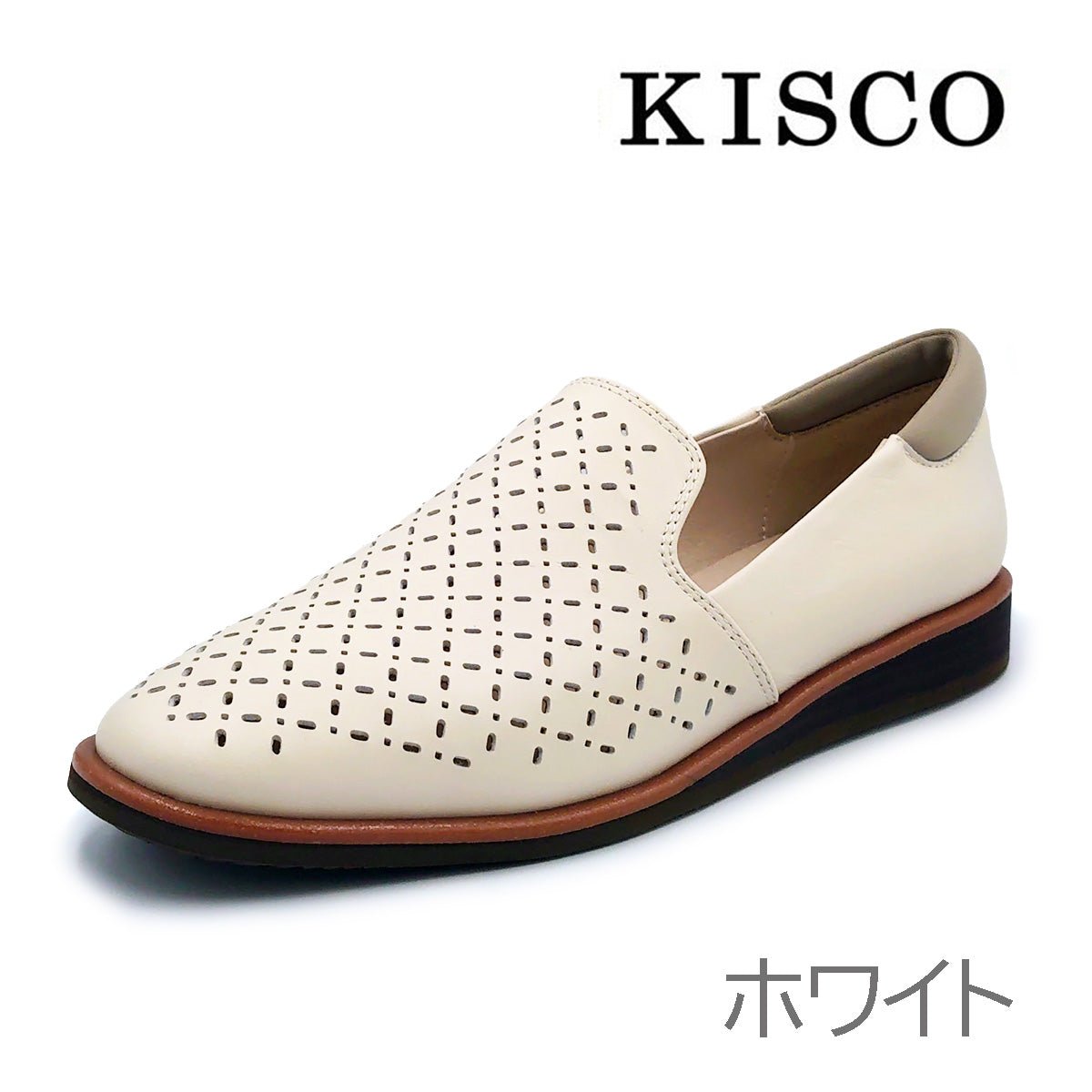 KISCO キスコ レディース 軽量 カジュアルシューズ スリップオン KS 26140 靴