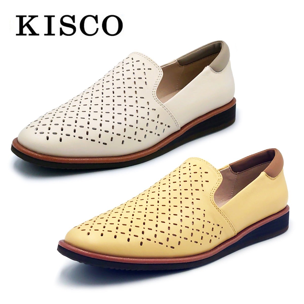 KISCO キスコ レディース 軽量 カジュアルシューズ スリップオン KS 26140 靴