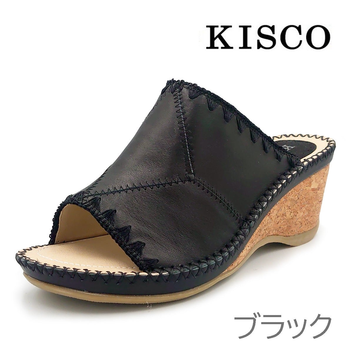 KISCO キスコ レディース ウェッジソール ミュール サンダル KS 26146