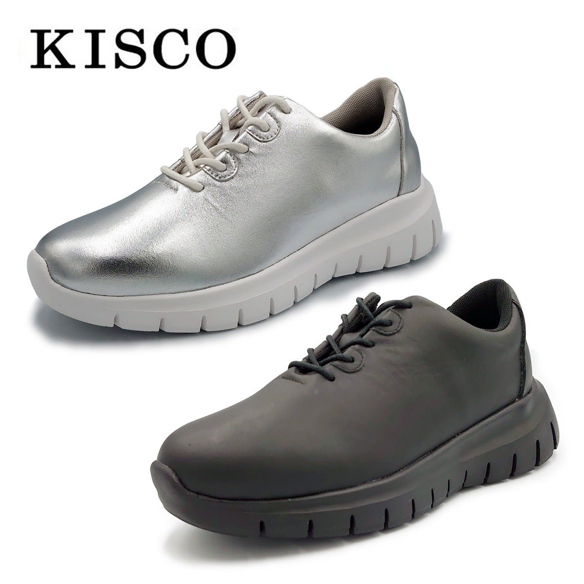 KISCO キスコ レディース レースアップ スニーカー KS26203 靴 | 202