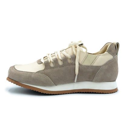 KISCO キスコ レディース レースアップ スニーカー KS26305 アイボリーコンビ