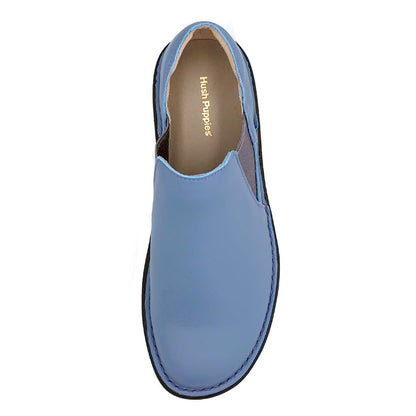 Hush Puppies ハッシュパピー レディース スリップオン L-3018T 靴 ベイビーブルー