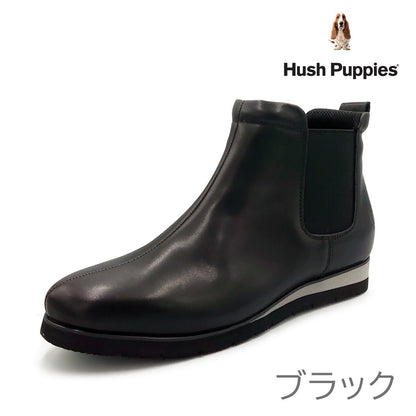 Hush Puppies ハッシュパピー レディース サイドゴア ブーツ L-3024T ブラック