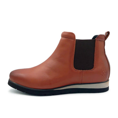 Hush Puppies ハッシュパピー レディース サイドゴア ブーツ L-3024T ブラウン