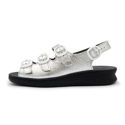 Hush Puppies レディース コンフォート サンダル L-60NT プラチナ