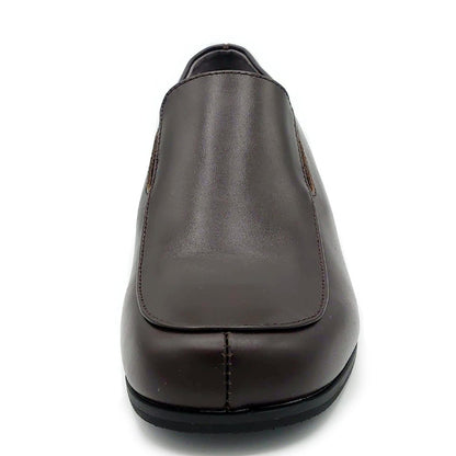 Hush Puppies レディース スリップオン タウンシューズ L-6561T ダークブラウン