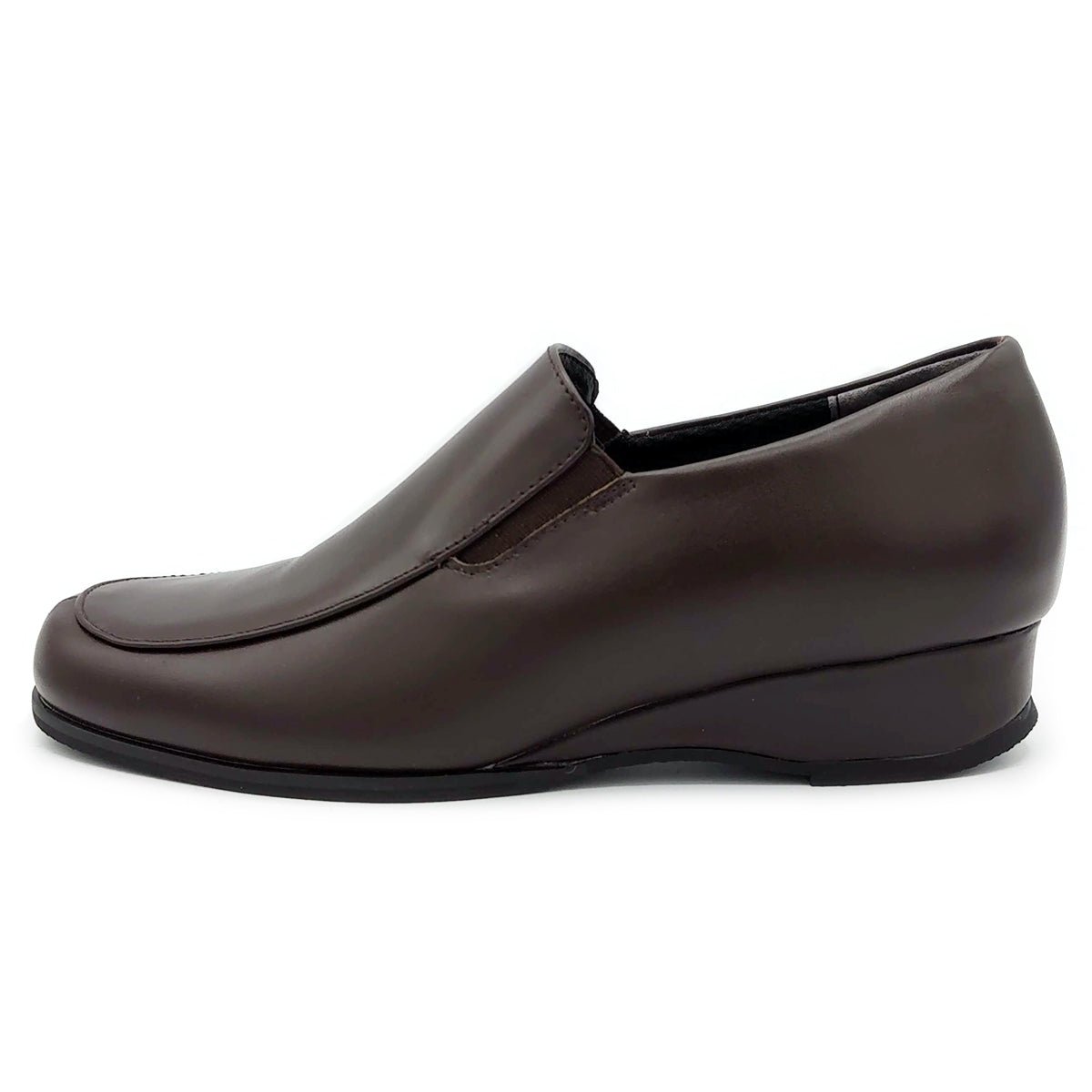 Hush Puppies レディース スリップオン タウンシューズ L-6561T ダークブラウン