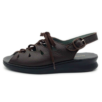 Hush Puppies レディース コンフォート サンダル L-72T ダークブラウン