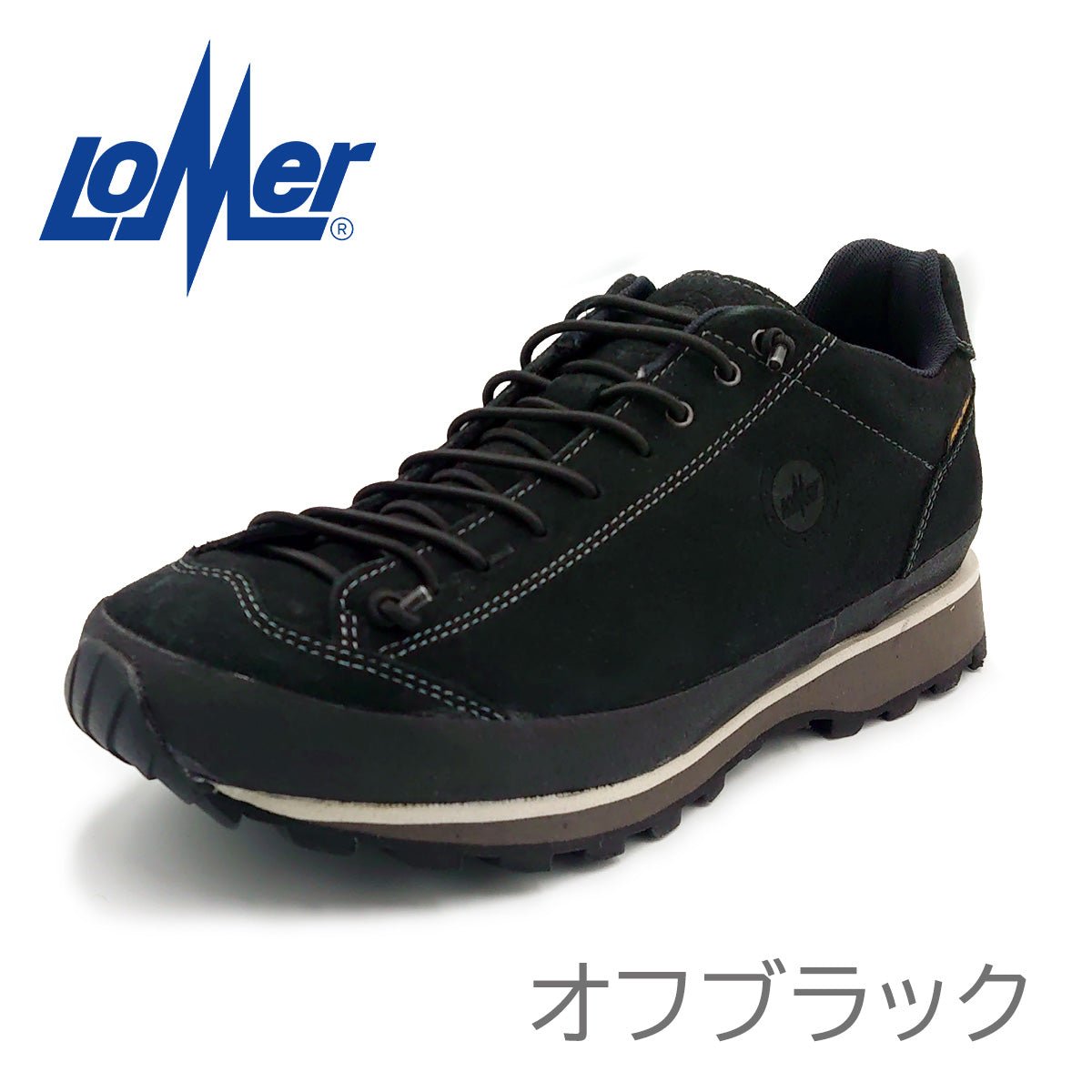 Lomer ユニセックス カジュアルシューズ Bio Naturale MTX 50082 オフブラック