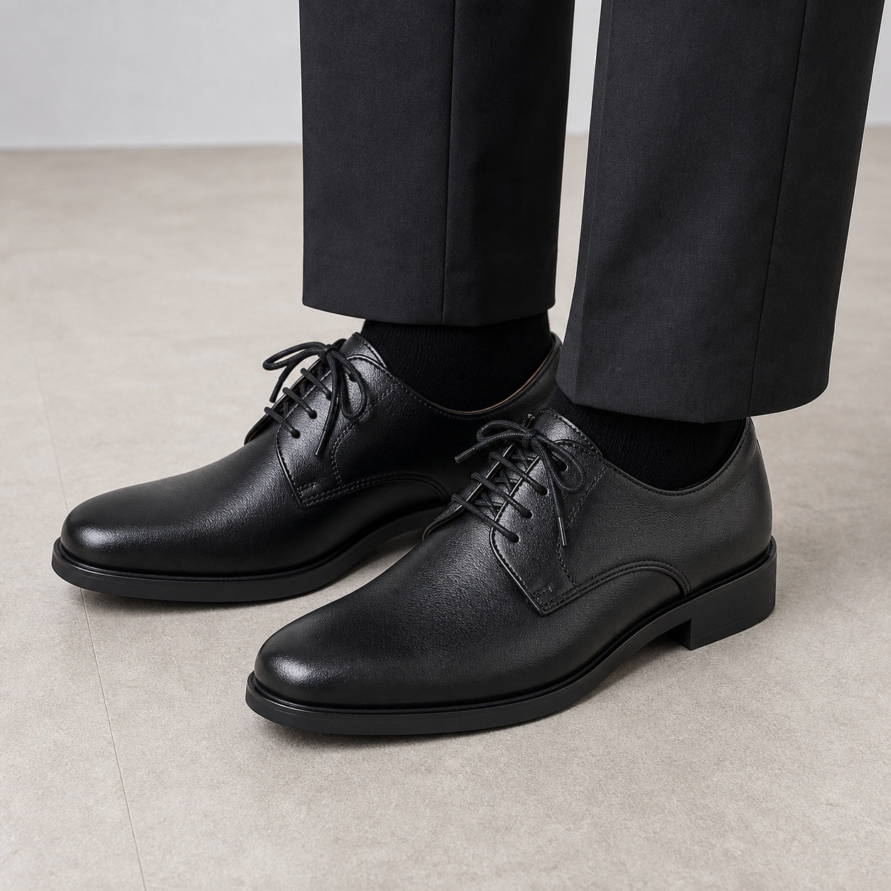 Hush Puppies メンズ プレーントー ビジネスシューズ M-0247T
