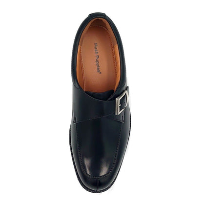 Hush Puppies ハッシュパピー メンズ モンク ストラップ ビジネスシューズ M-0249T ブラック ブラック
