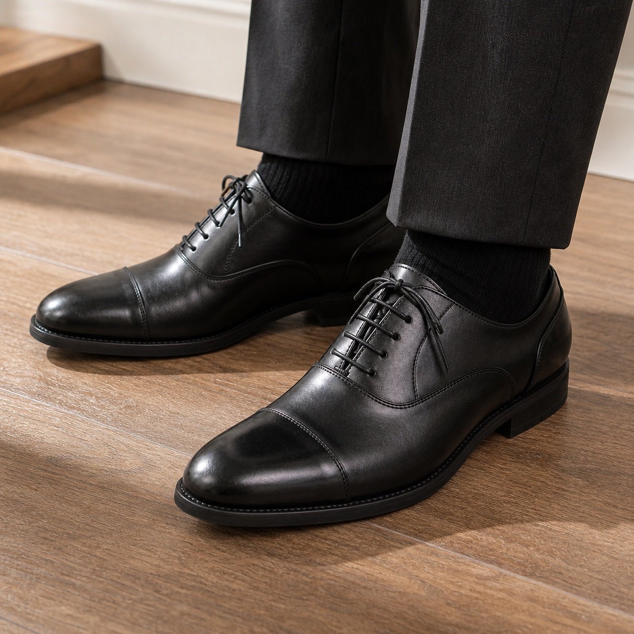 Hush Puppies メンズ ストレートチップ ビジネスシューズ M-1680T