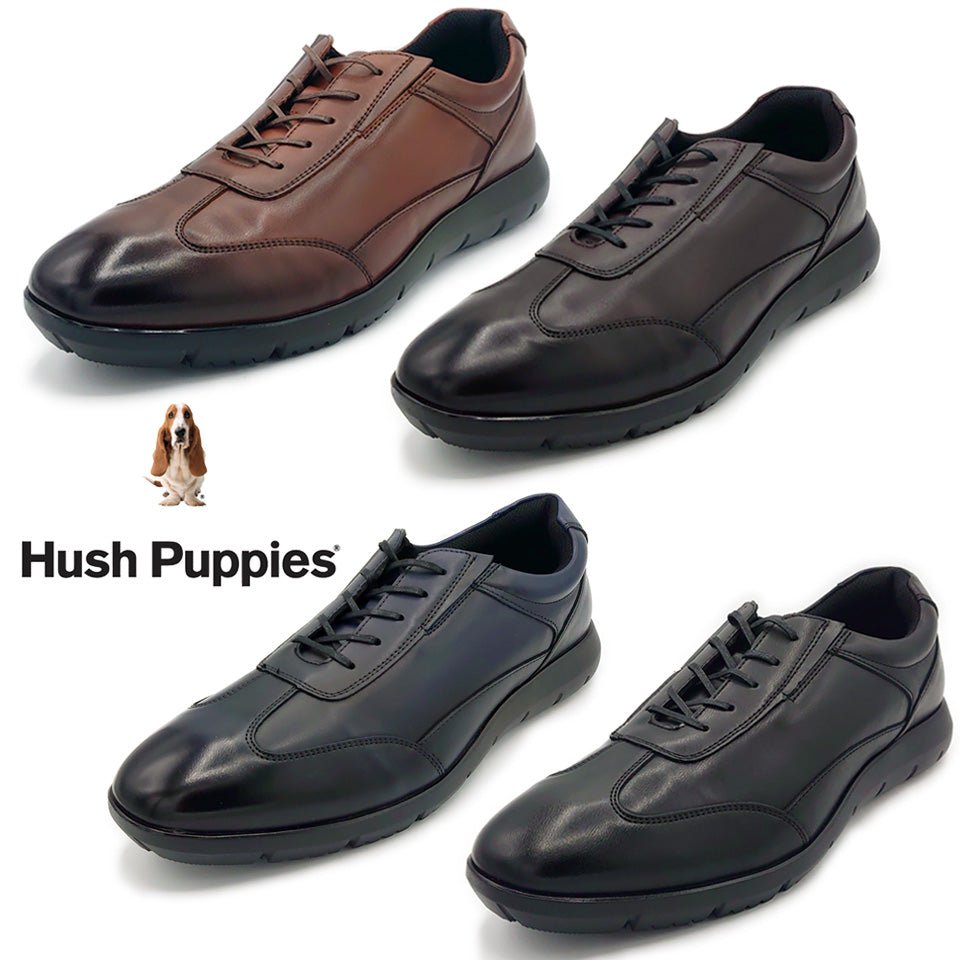 Hush Puppies メンズ レザースニーカー M - 7123T - Hush Puppies(ハッシュパピー) - 202シューズモリ オンラインショップ