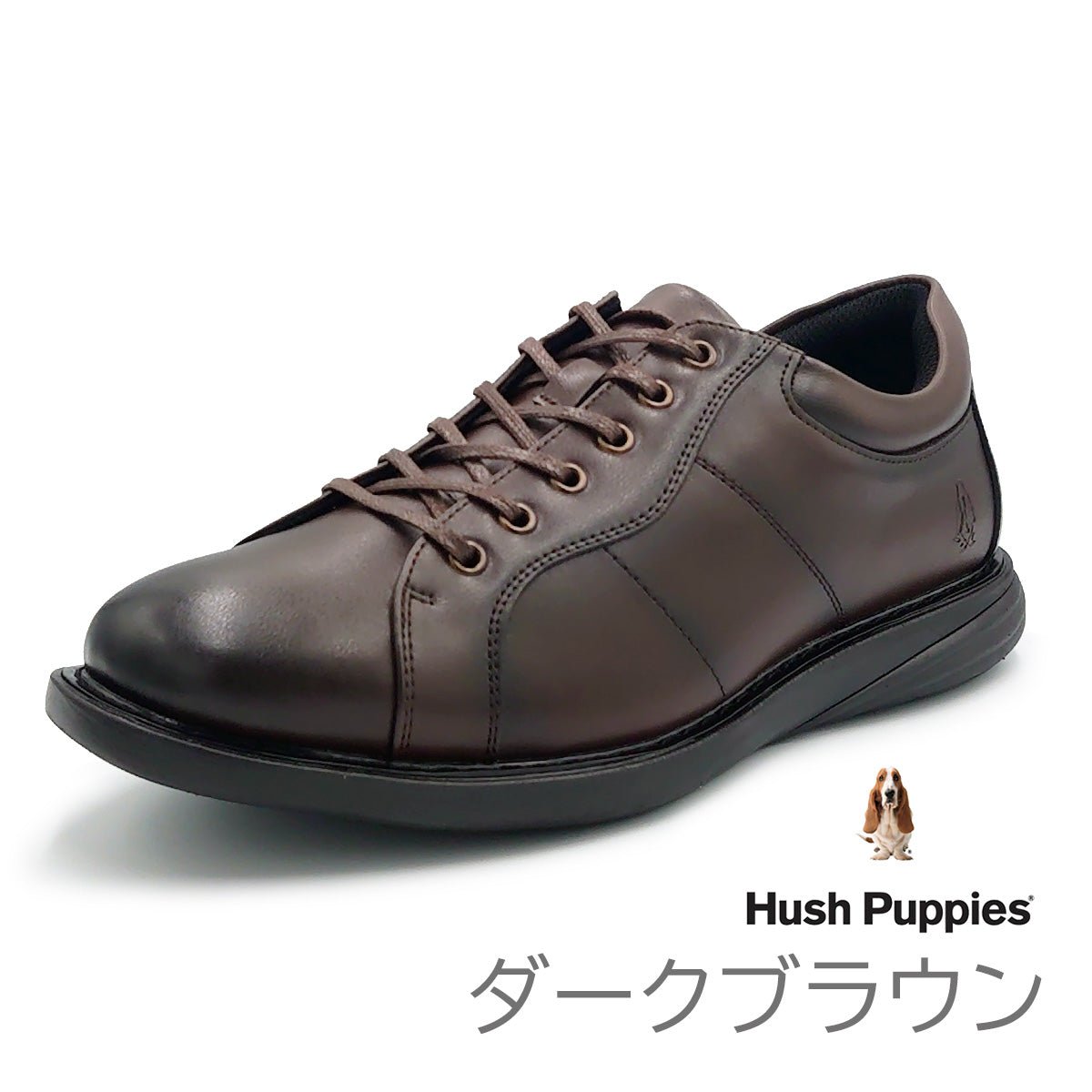 Hush Puppies ハッシュパピー メンズ カジュアルシューズ M-7129T ダークブラウン