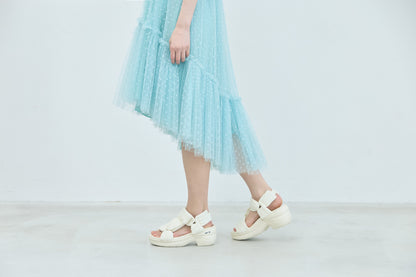 SIDAS シダス ReCoLA W sole MAYA リコラ ダブルソール マヤ レディース 厚底 リカバリーサンダル パフデザイン 面ファスナー EVAソール ブラック ホワイト | maya-i-127.jpg