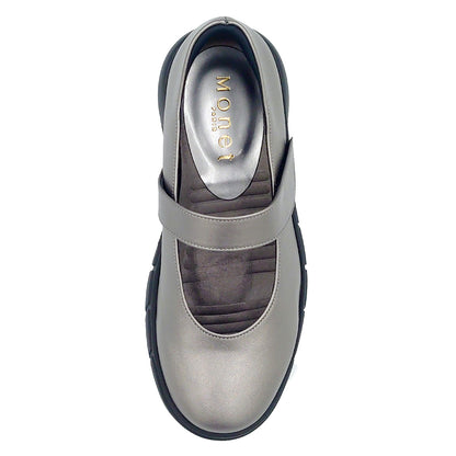 MONET モネ 881611 レディース ストラップシューズ 面ファスナー 厚底 軽量 本革 3E コンフォートシューズ 靴 日本製 | mn881611-etn-5.jpg