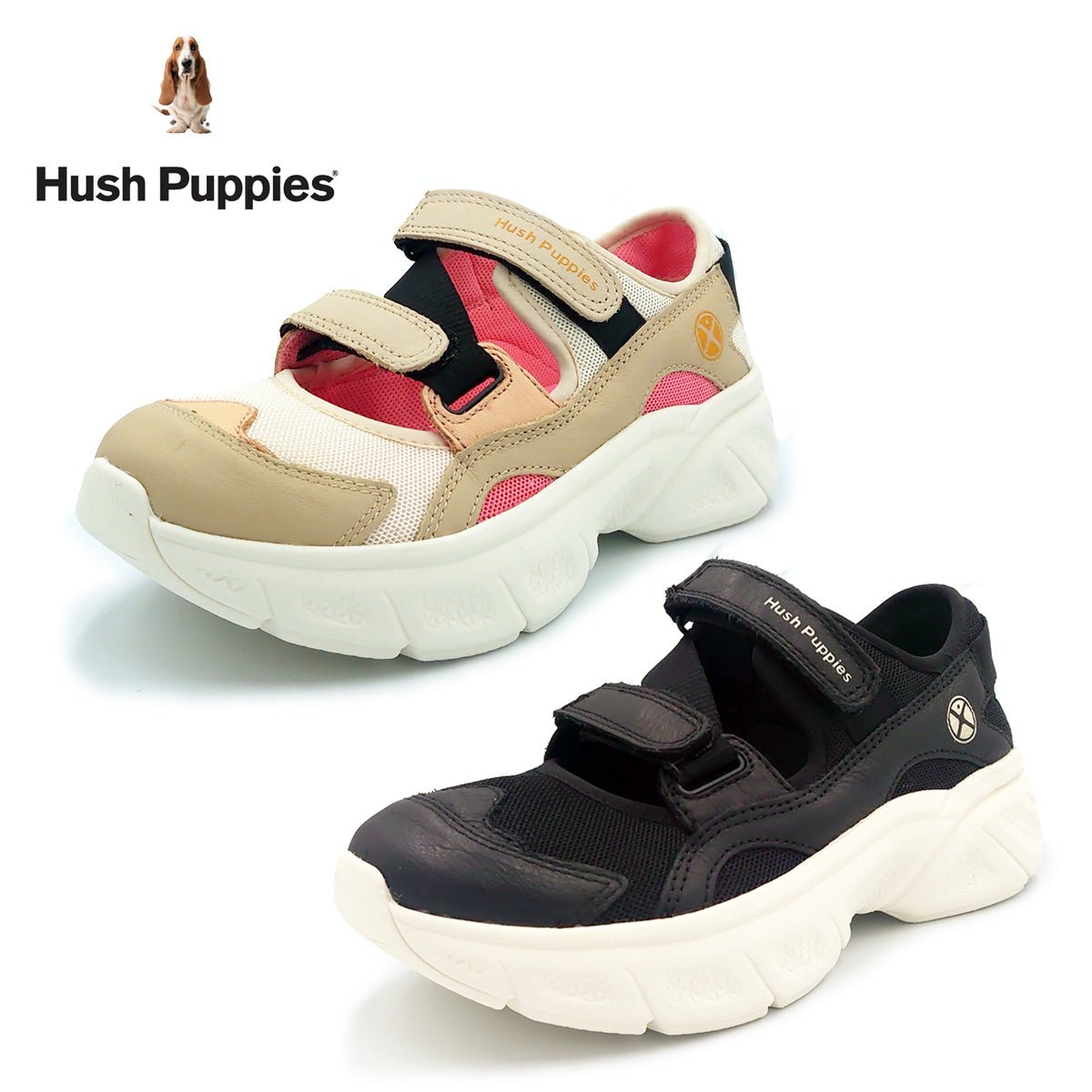 Hush Puppies ハッシュパピー レディース スニーカー サンダル　MOVEMENT HYBRID 靴 厚底 軽量 ベルト BODY SHOE - Hush Puppies(ハッシュパピー) - 202シューズモリ オンラインショップ