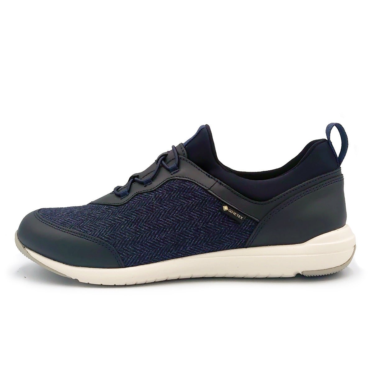 madras Walk マドラスウォーク レディース スリップオン 防水 スニーカー MWL1004S GORE-TEX ゴアテックス 靴 ダークネイビーテキスタイル