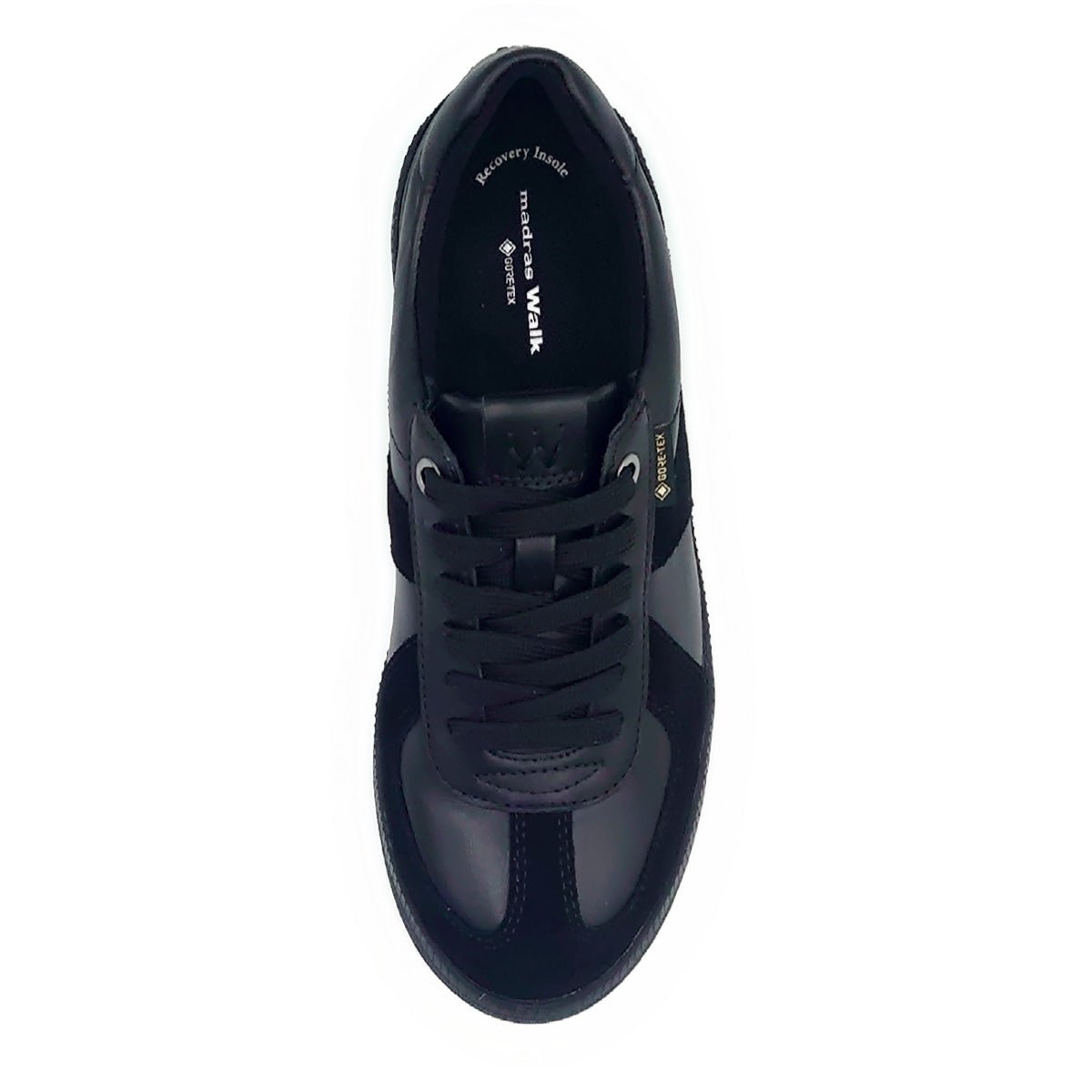 madras Walk マドラスウォーク レディース スニーカー 防水 MWL4008R GORE-TEX リカバリーインソール ジャーマントレーナー ブラック