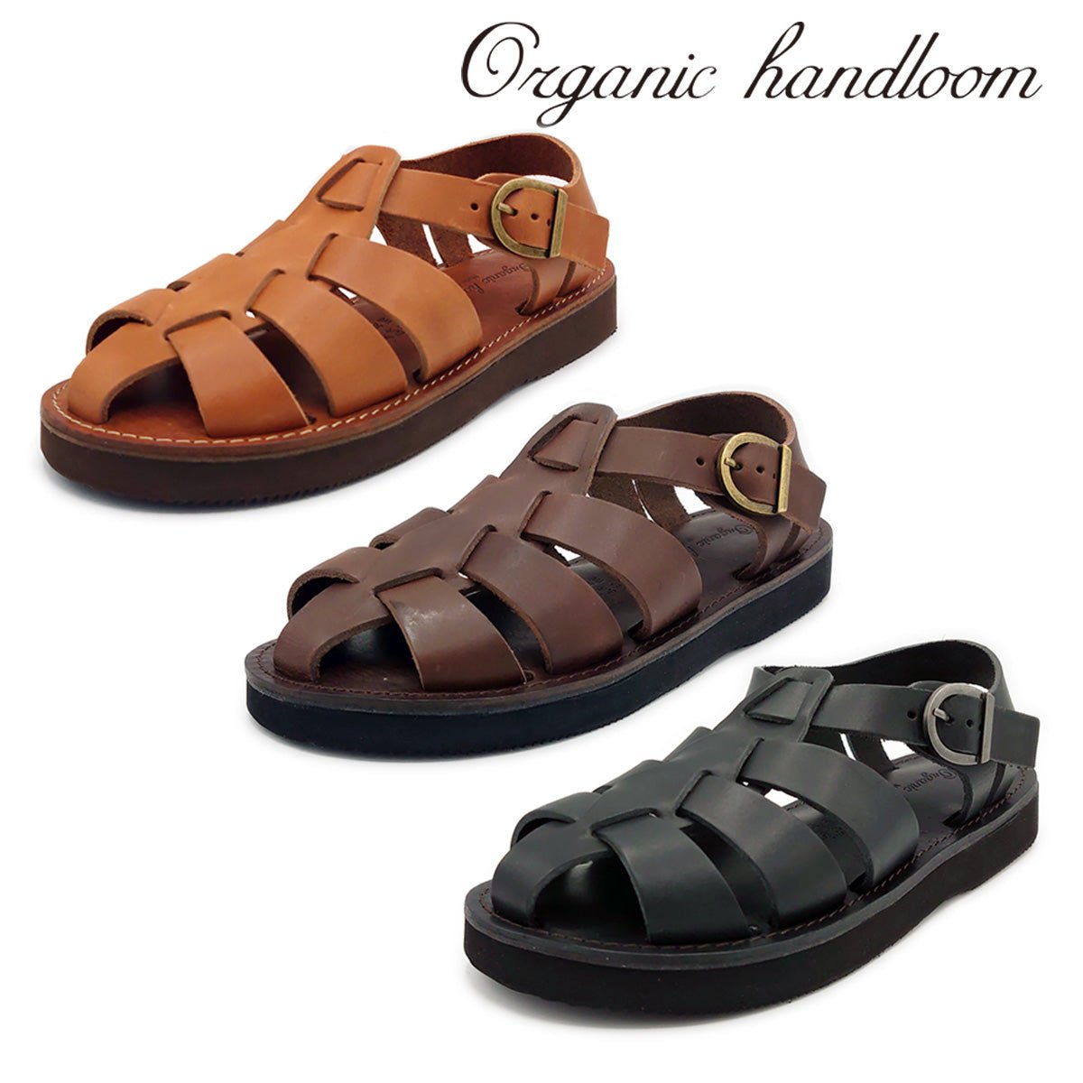Organic handloom オーガニックハンドルーム サンダル GURKHA OH002