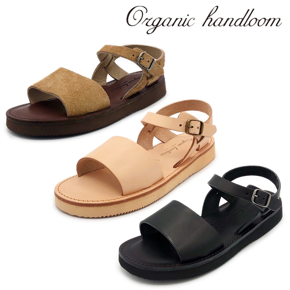 Organic handloom サンダル GIEN OH015 ユニセックス レディース メンズ 本革 グルカサンダル - Organic handloom (オーガニックハンドルーム) - 202シューズモリ オンラインショップ