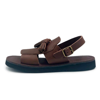 Organic handloom オーガニックハンドルーム サンダル LAMBETH OH022 ユニセックス レディース メンズ ダークブラウン