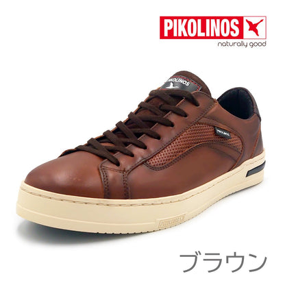 PIKOLINOS ピコリノス メンズ レザー スニーカー PK-111 XATIVA M1K-6307C1 ブラウン