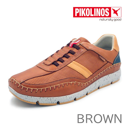 PIKOLINOS ピコリノス メンズ スリップオン スニーカー PK-430　FUENCARRAL　M4U-6046C1靴 | pk-430-brn-1.jpg