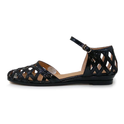 SAYA サヤ レディース ローヒール ストラップ シューズ 51246 靴 BE 25.0cm